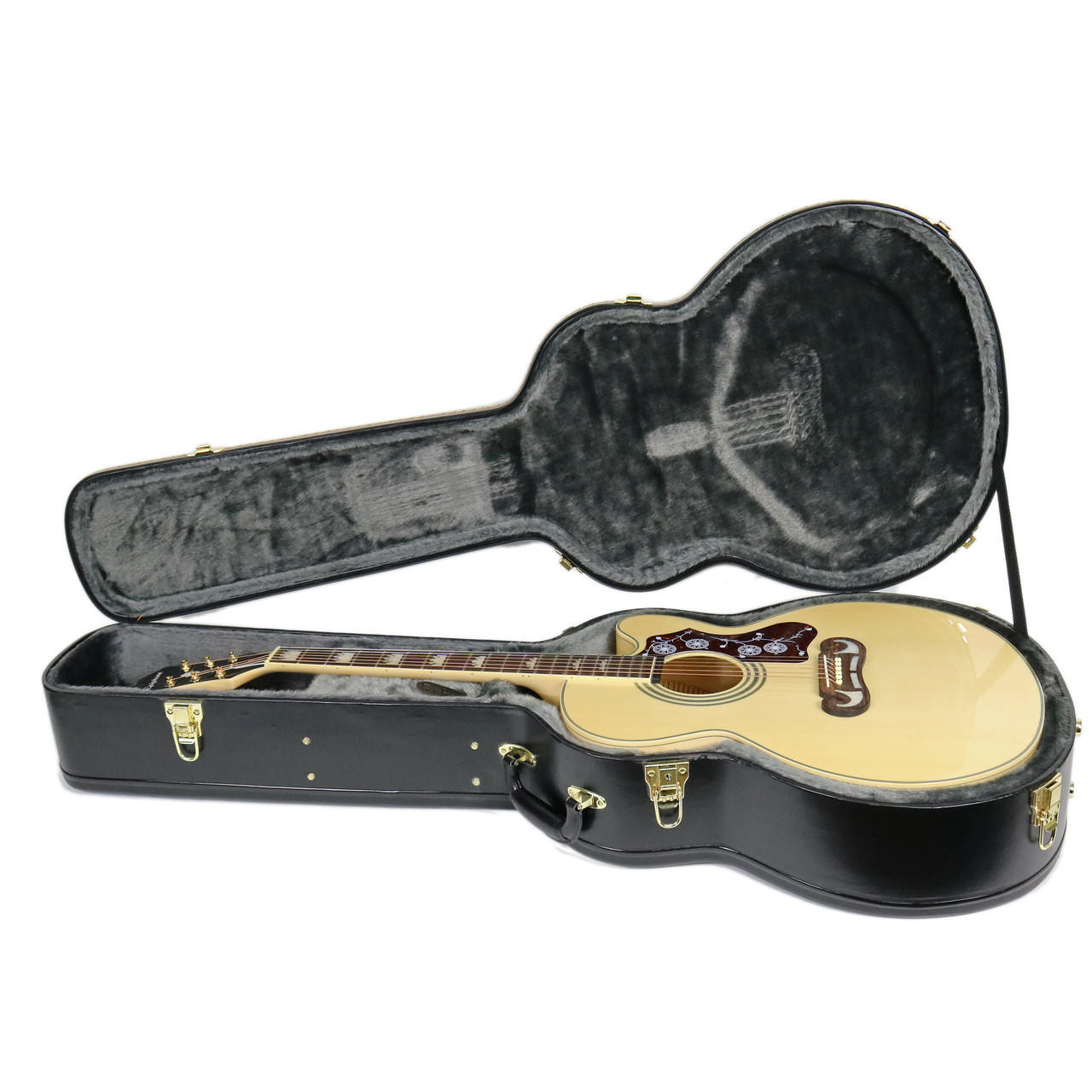 【美品】EPIPHONE EJ-200SCE/N Electric Acoustic Guitar Epiphone EJ-200SCE Vintage Natural Solid