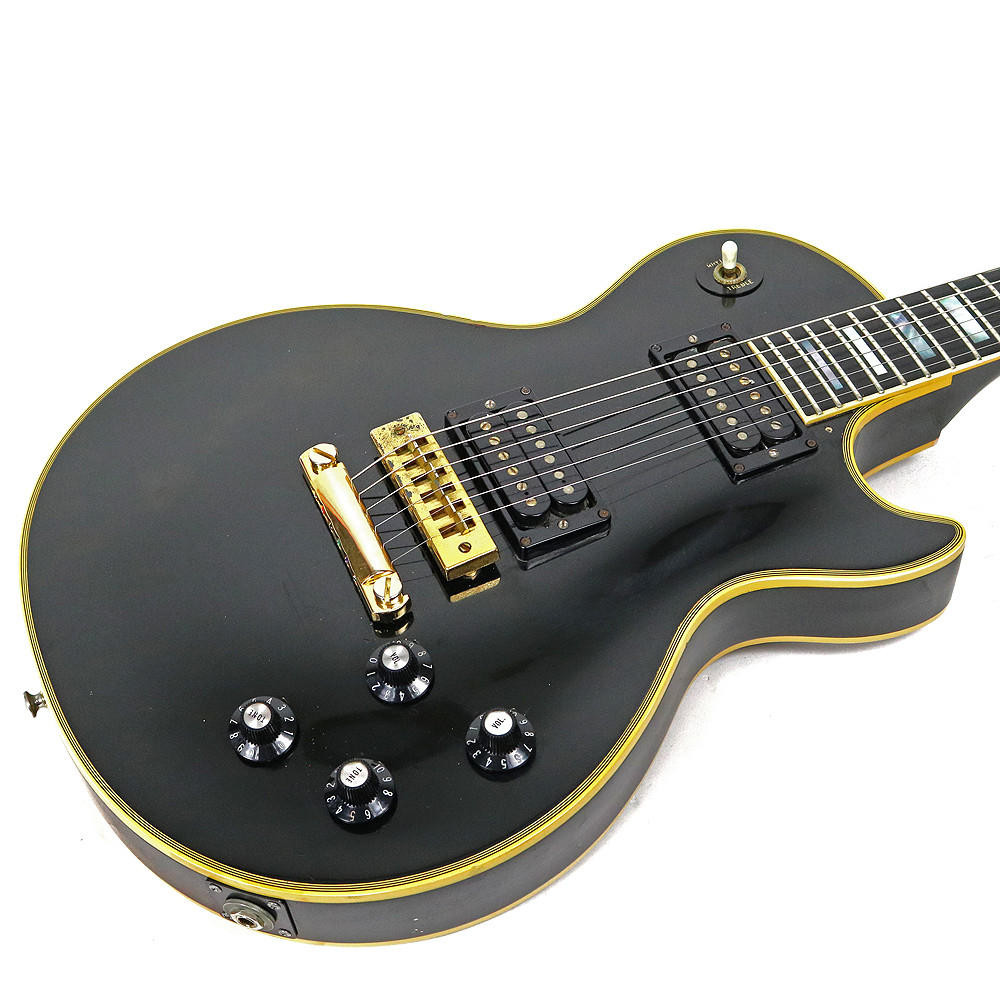Vintage 1972 Gibson Les Paul Custom Electric Guitar Black Beauty