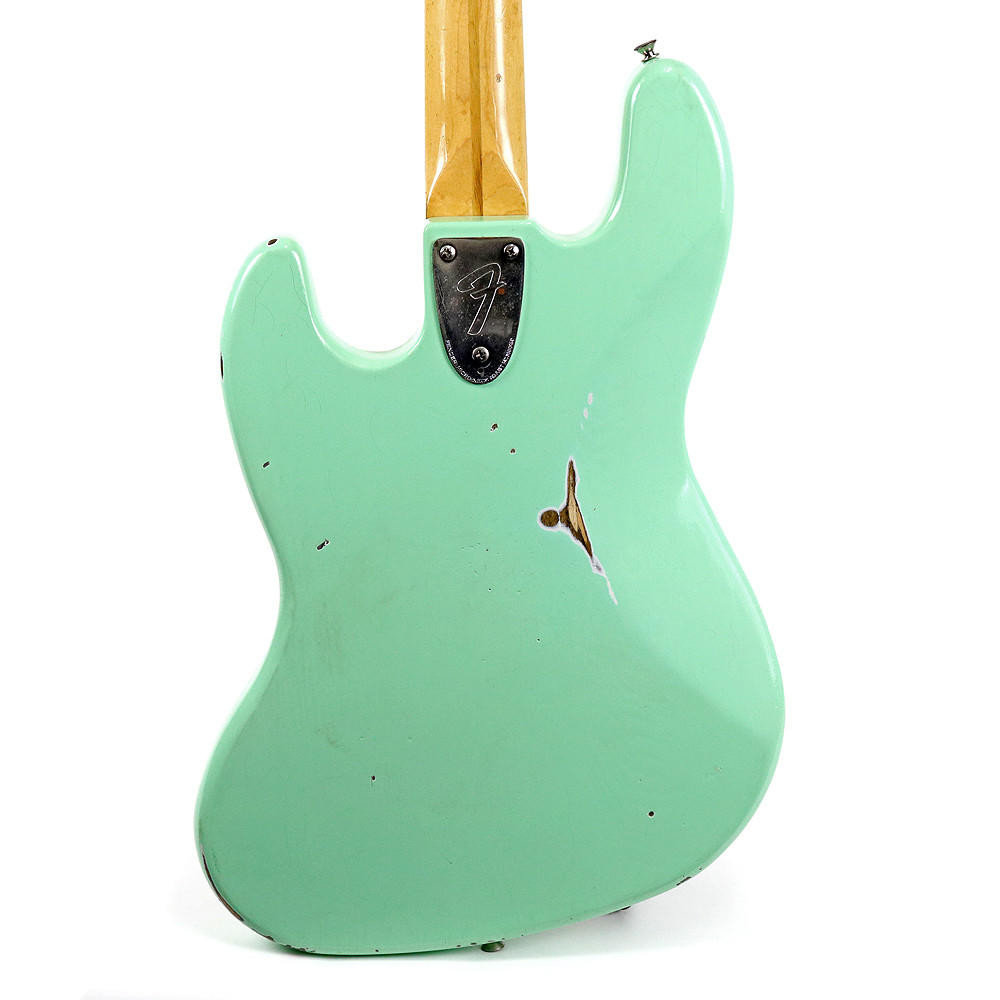 Vintage 1978 Fender Jazz Bass Refinished Sea Foam Green | Cream