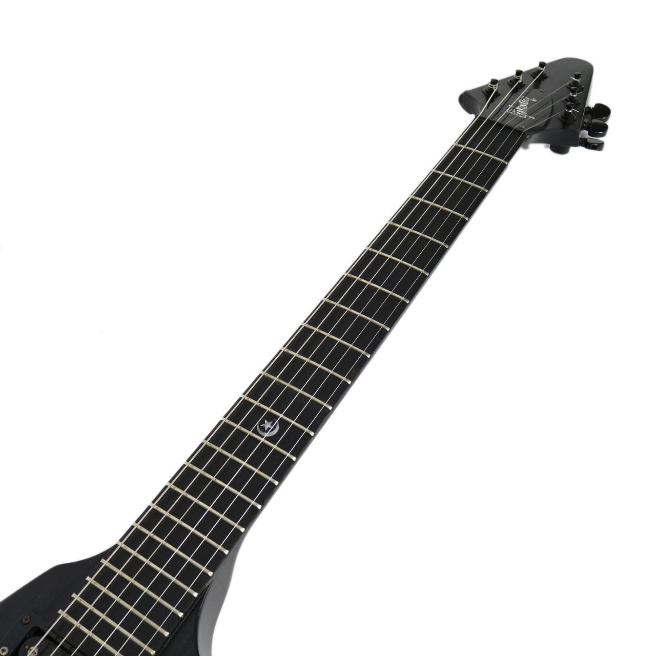 ギター Gibson LTD Flying V Gothic II EMG 2006 Gibson Flying V Gothic II Matte Black EMG's