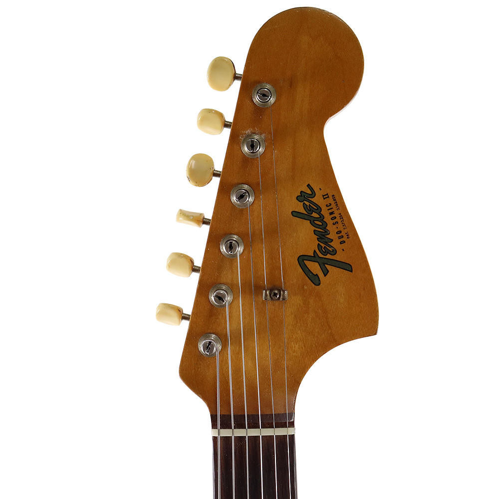 Vintage 1965 Fender Duo Sonic II Electric Guitar Refinished White