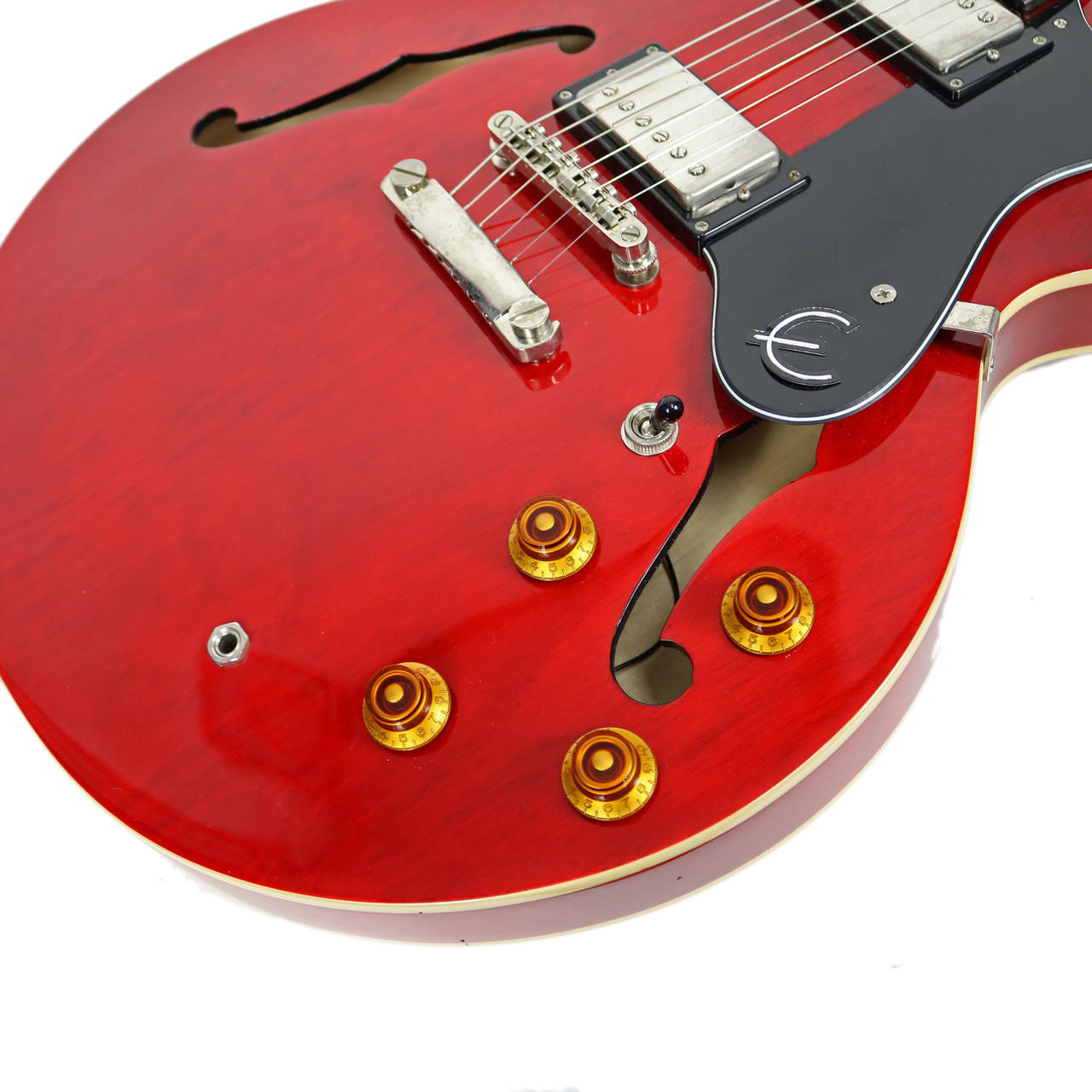 2012 Epiphone Dot Semi-Hollow Body Electric Guitar Cherry Finish