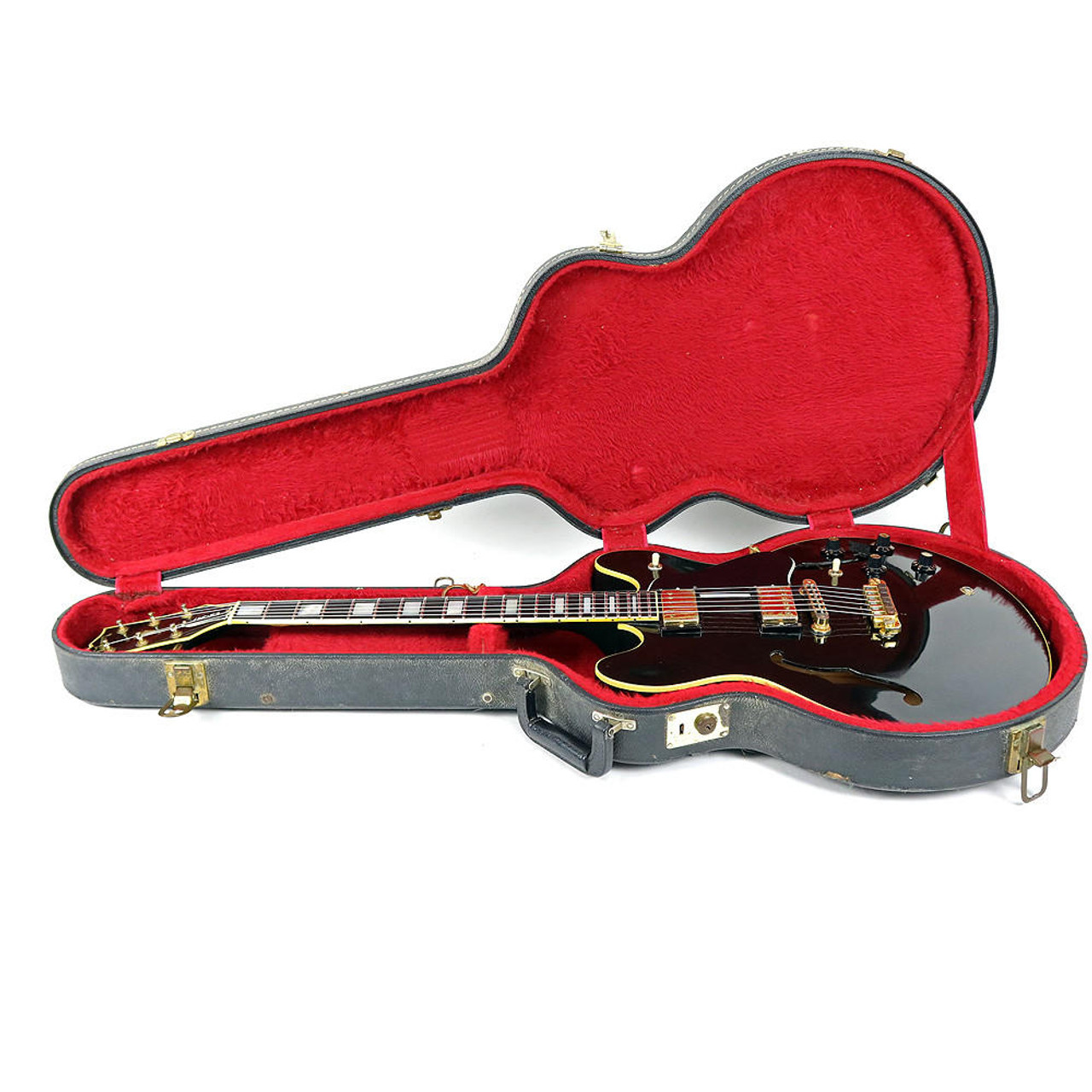 Vintage 1979 Gibson ES-347 Electric Guitar Ebony Finish