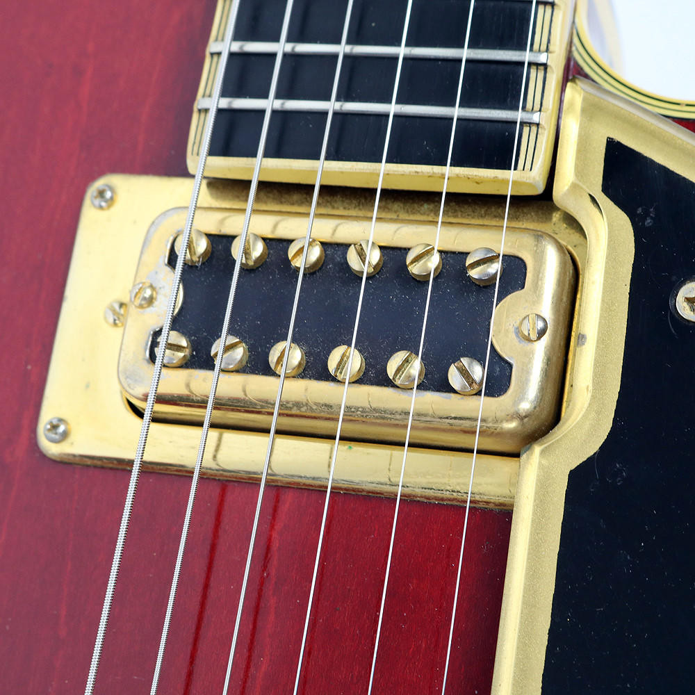 Vintage 1973 Gretsch Super Chet Electric Guitar Autumn Red Finish