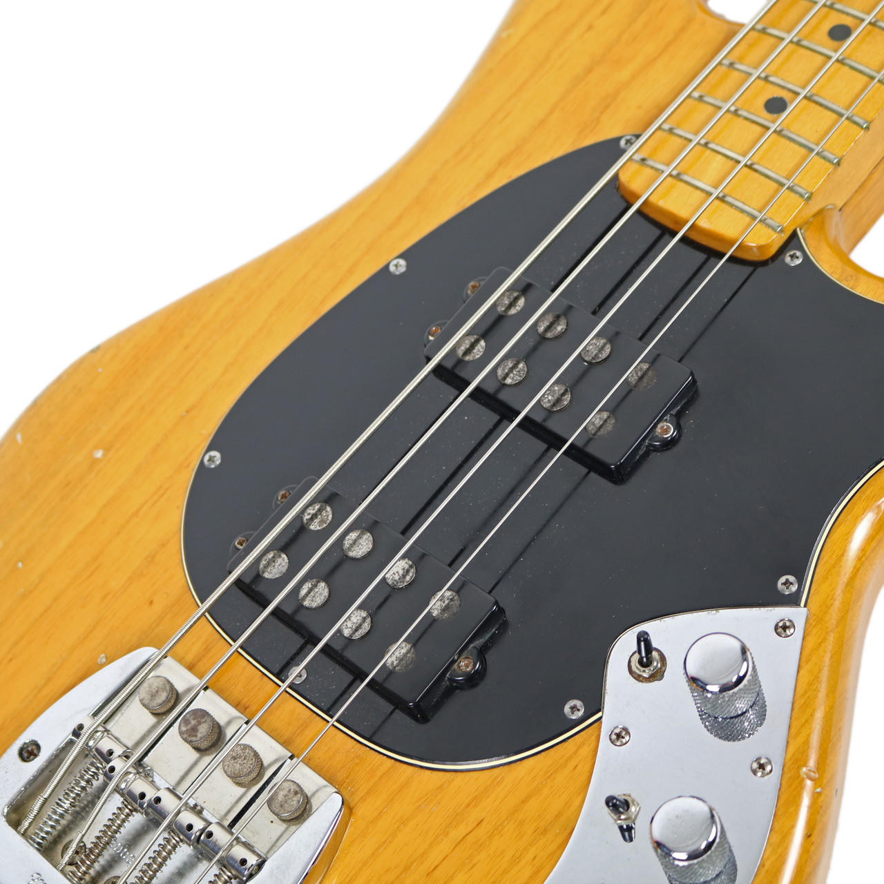 Vintage 1979 Music Man Sabre Electric Bass Natural Finish | Cream