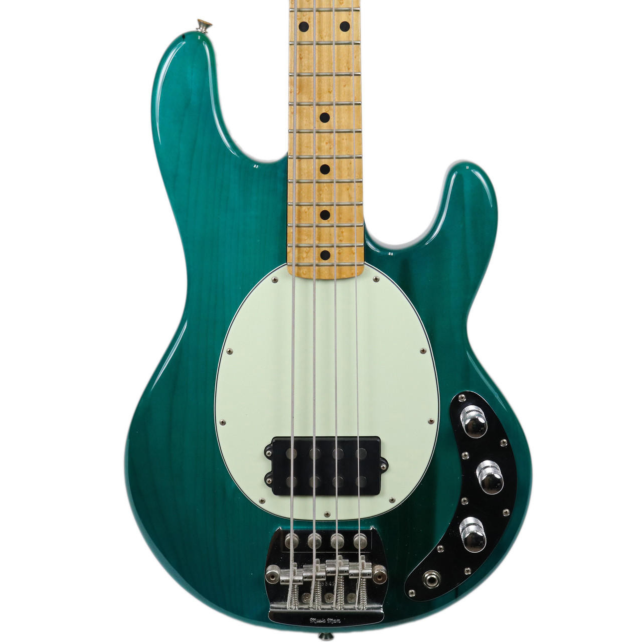 1987 Ernie Ball Music Man Stingray 4 Electric Bass Transparent