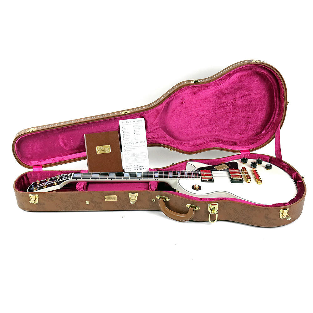 2012 Gibson Custom Shop Les Paul Custom Alpine White Finish