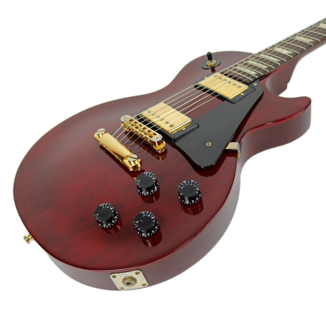 2005 Gibson Les Paul Studio Electric Guitar Wine Red Finish