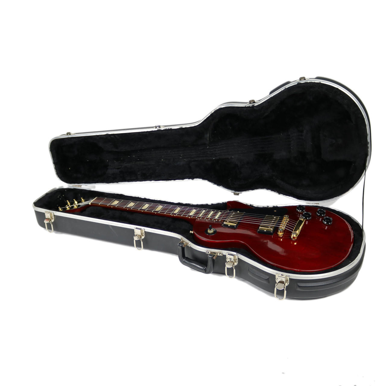 2005 Gibson Les Paul Studio Electric Guitar Wine Red Finish