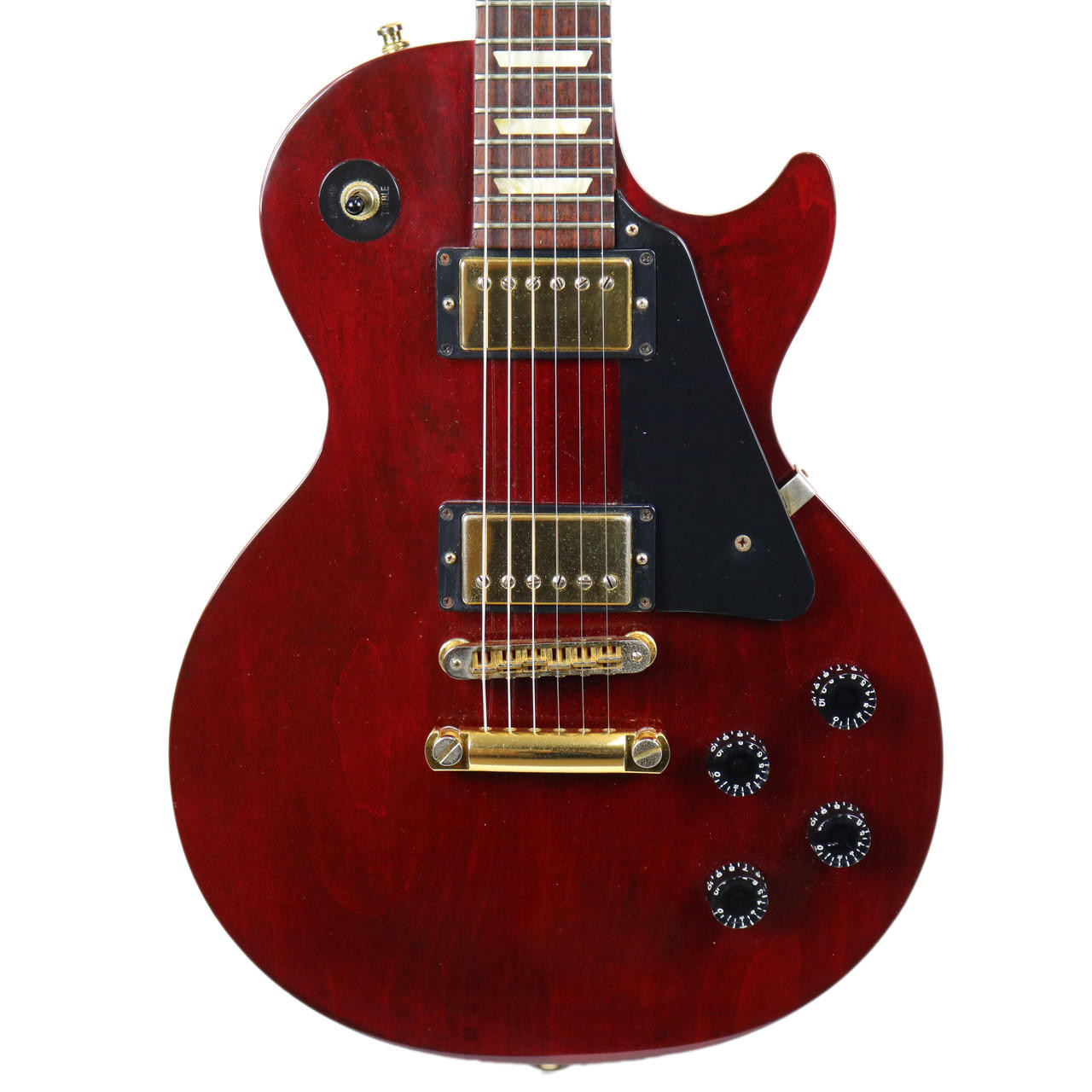 2005 Gibson Les Paul Studio Electric Guitar Wine Red Finish