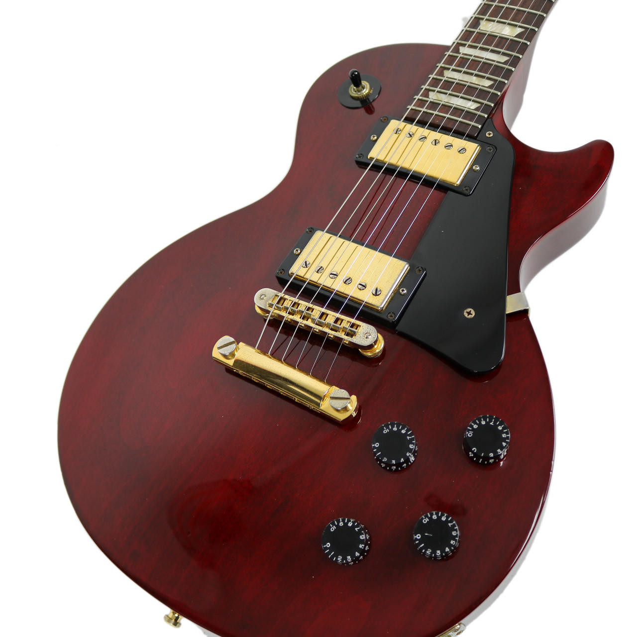 2005 Gibson Les Paul Studio Electric Guitar Wine Red Finish