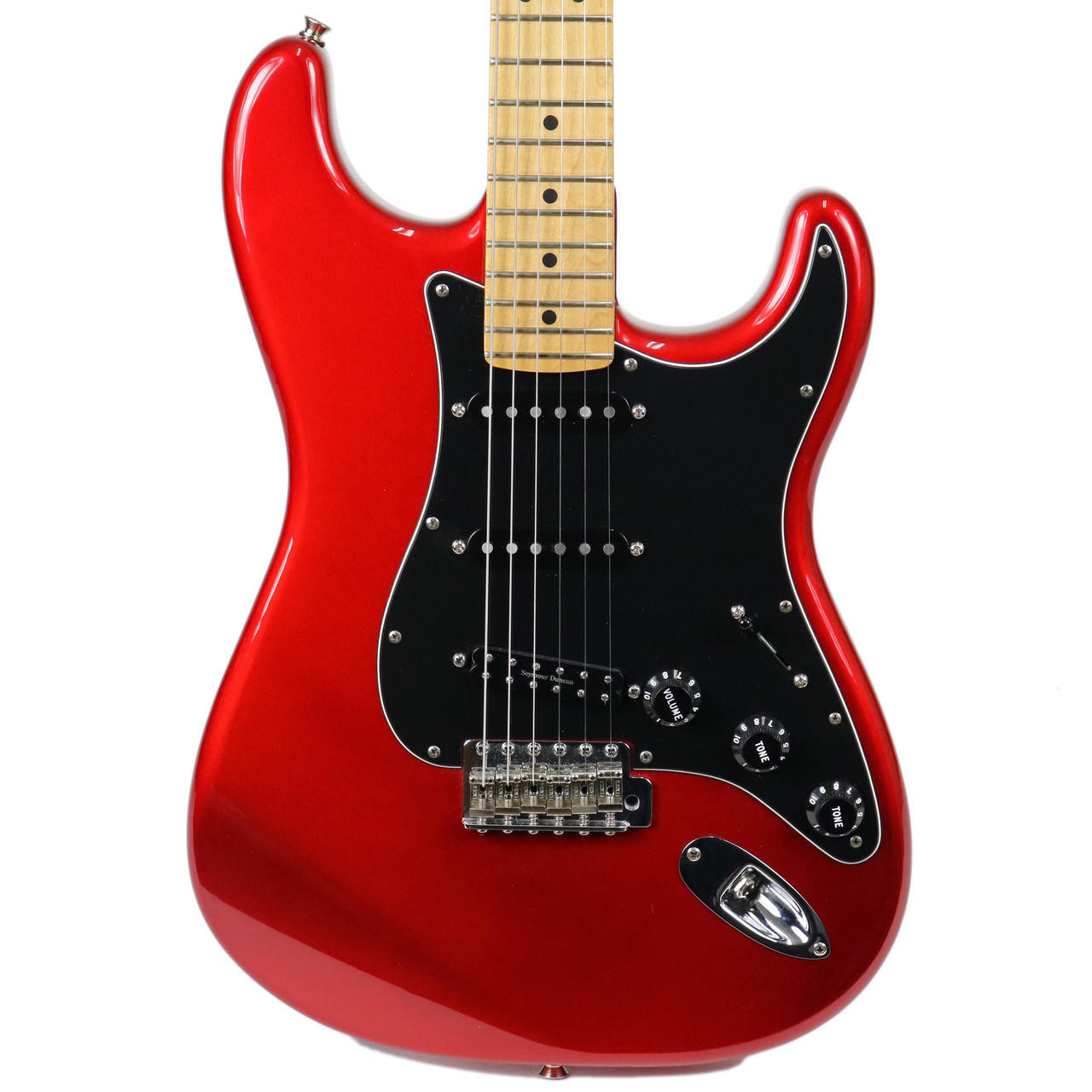 2010 Fender Powerhouse Stratocaster Candy Apple Red Finish | Cream