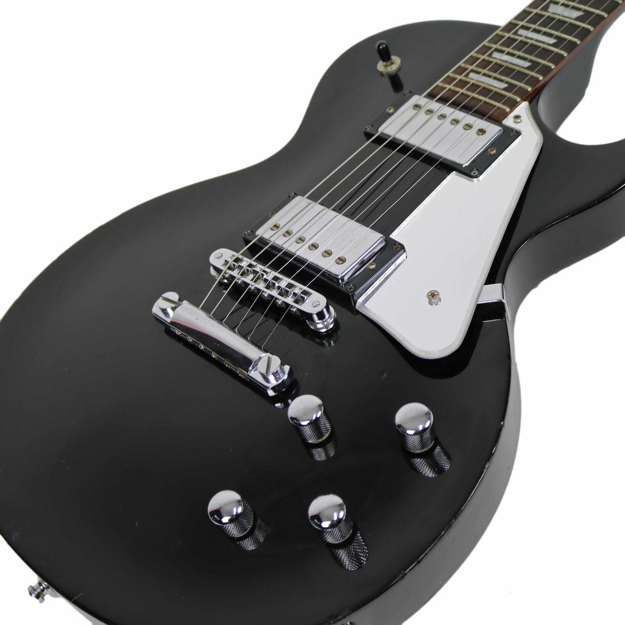 2000 Gibson Les Paul Studio Ebony and Chrome | Cream City Music