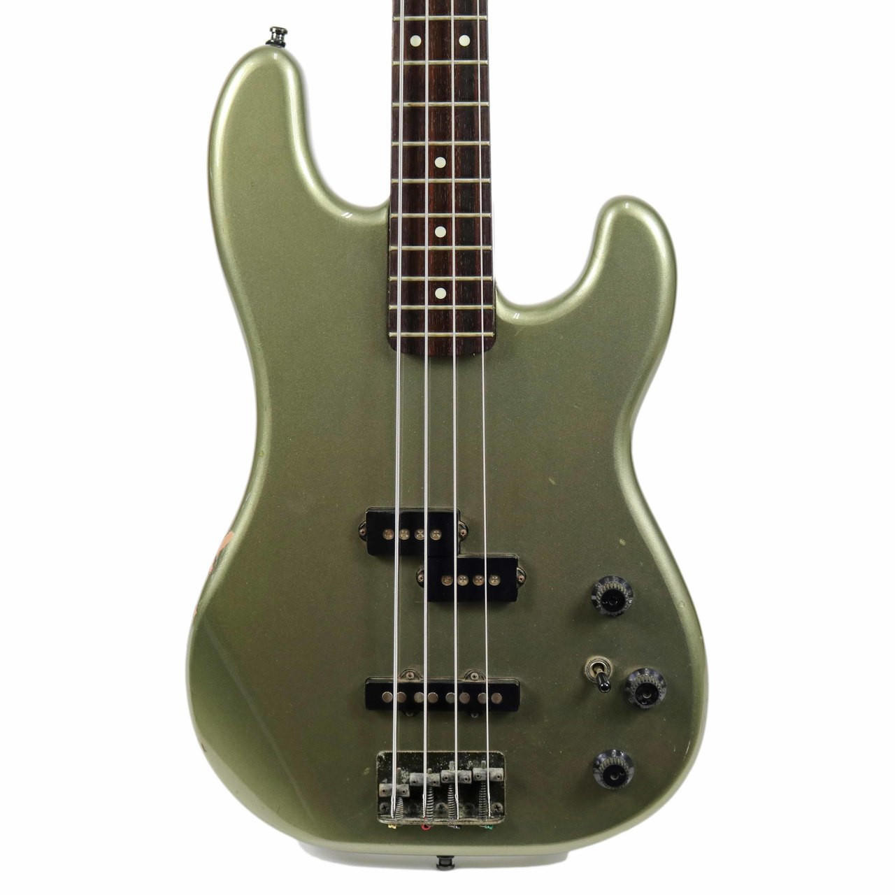 1987 Fender Jazz Bass Special MIJ Jade Pearl Metallic Finish