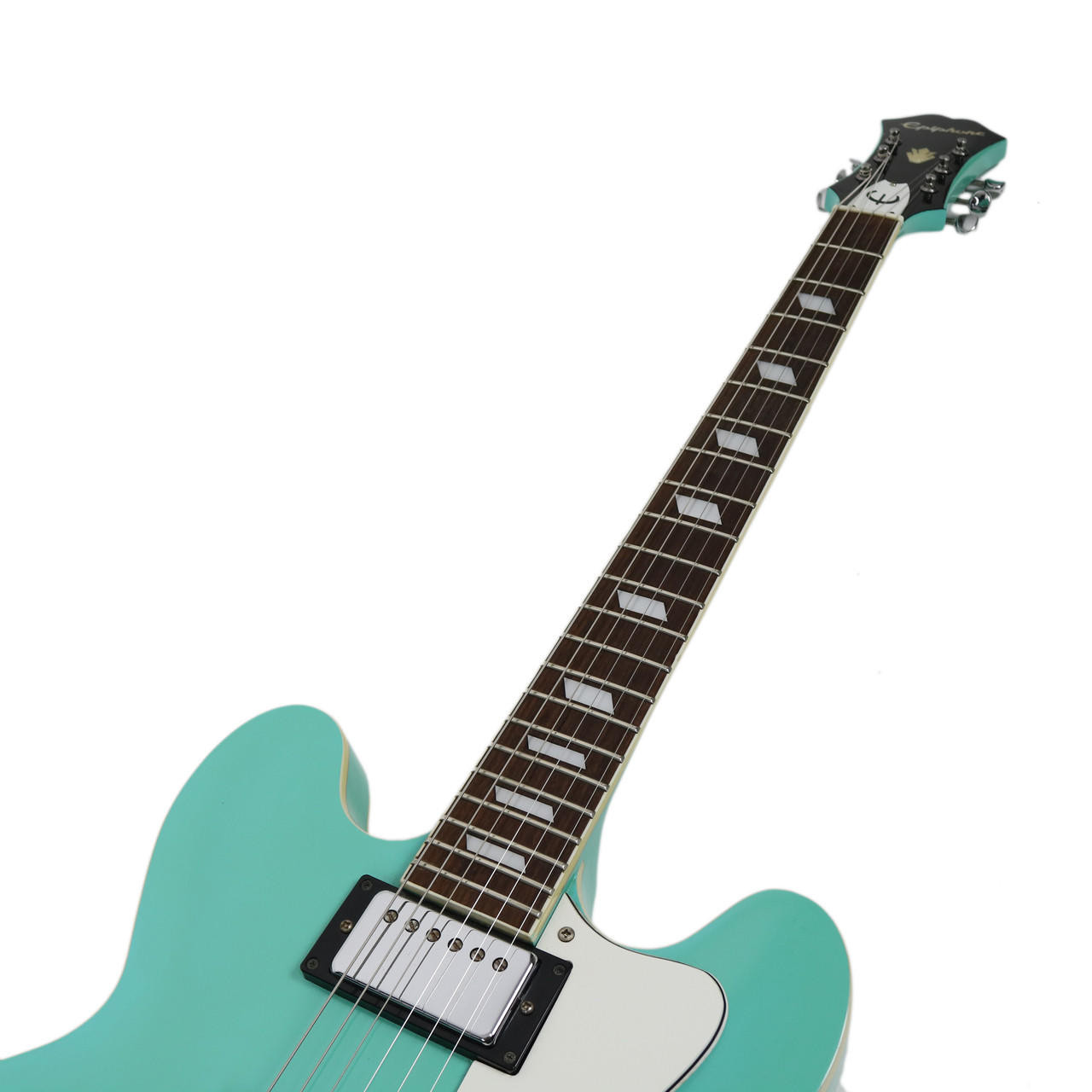 1996 Epiphone Riviera TQ in Rare Turquoise Finish | Cream City Music
