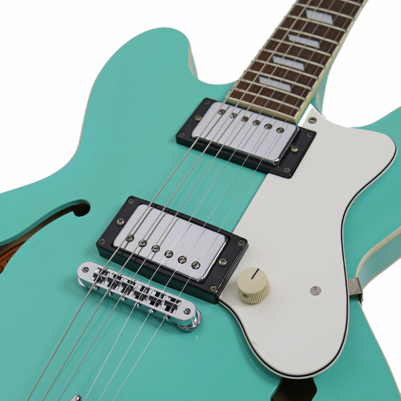 1996 Epiphone Riviera TQ in Rare Turquoise Finish | Cream City Music