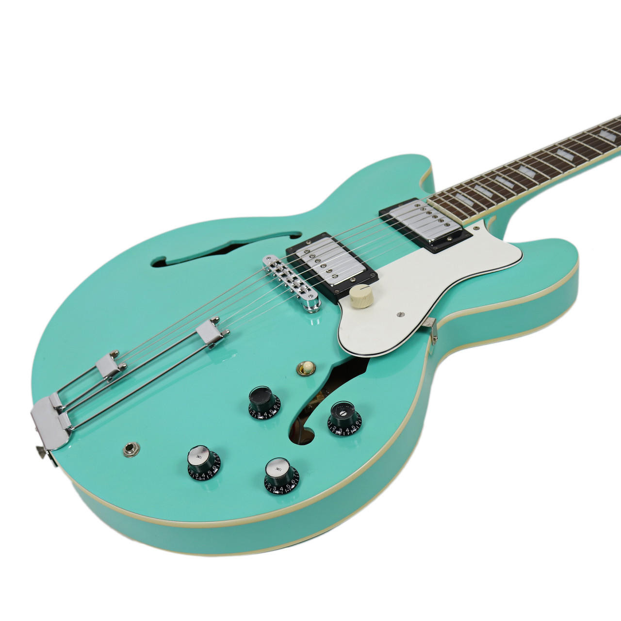 1996 Epiphone Riviera TQ in Rare Turquoise Finish | Cream City Music