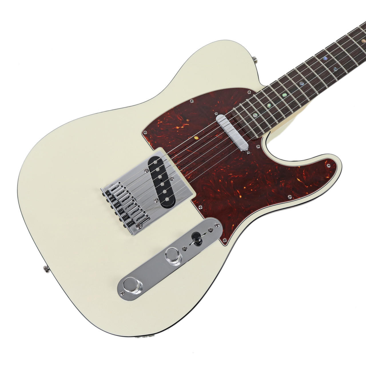 2007 Fender American Deluxe Telecaster Olympic Pearl Finish