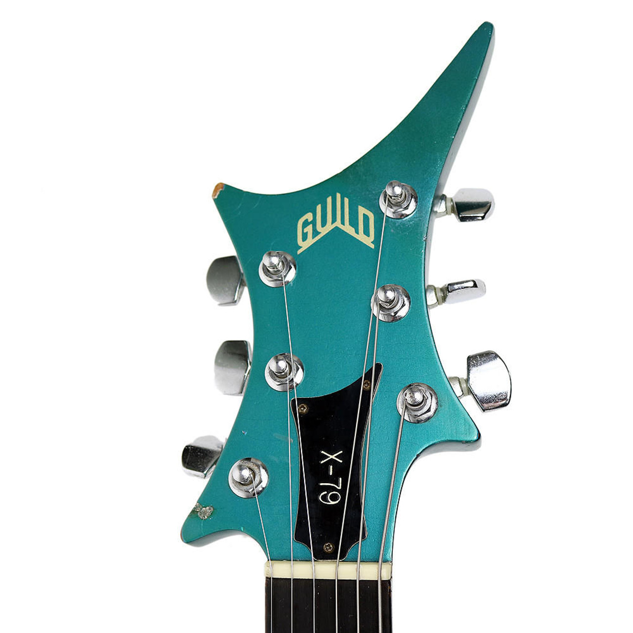 1984 Guild X-79 Skyhawk Lefty Electric Guitar Turquoise