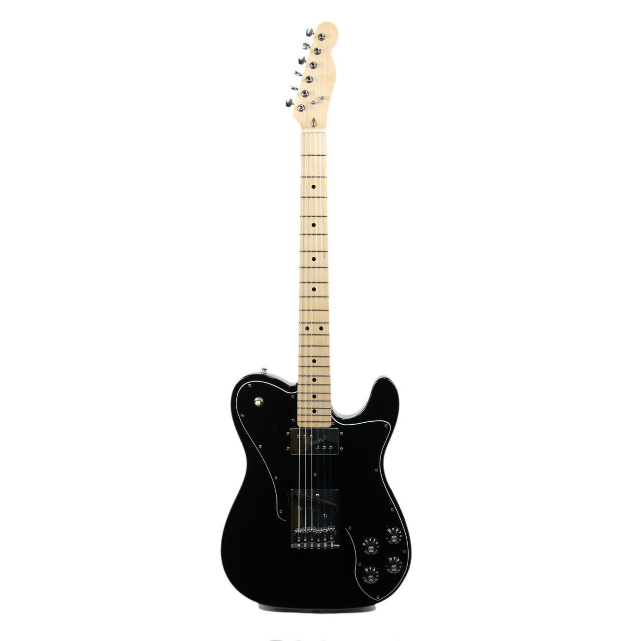 ギター warmoth telecaster black guard hard aged Black