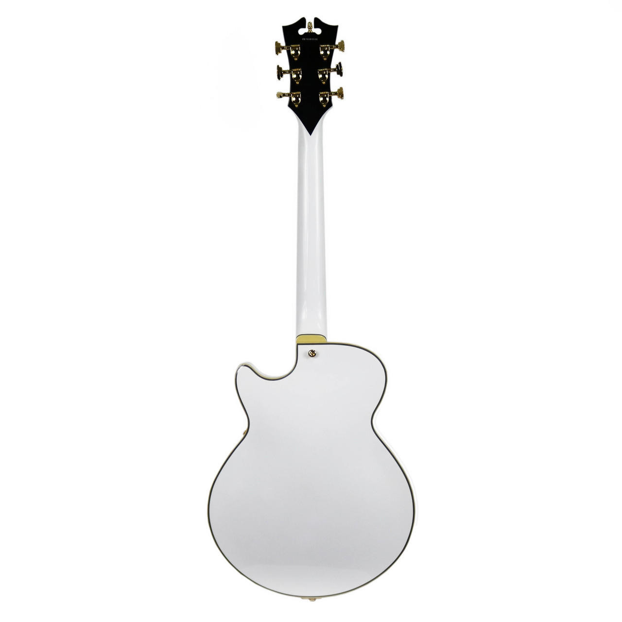 D'Angelico Excel SS Semi-Hollow Body Electric Guitar in White