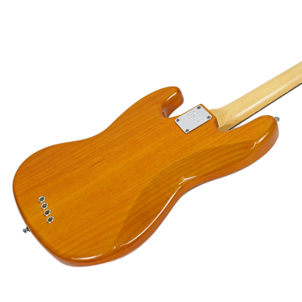 2012 Fender American Select Jazz Bass Amber Flame Finish | Cream