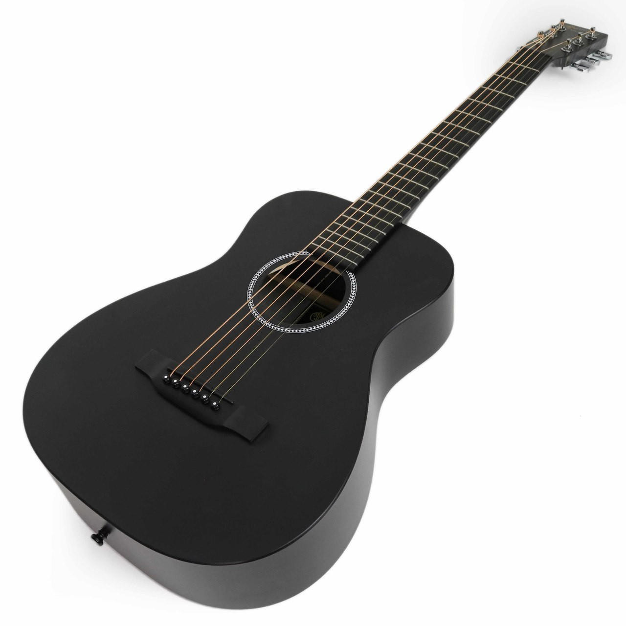 Martin LX Black Little Martin Travel Acoustic Guitar in Jett Black