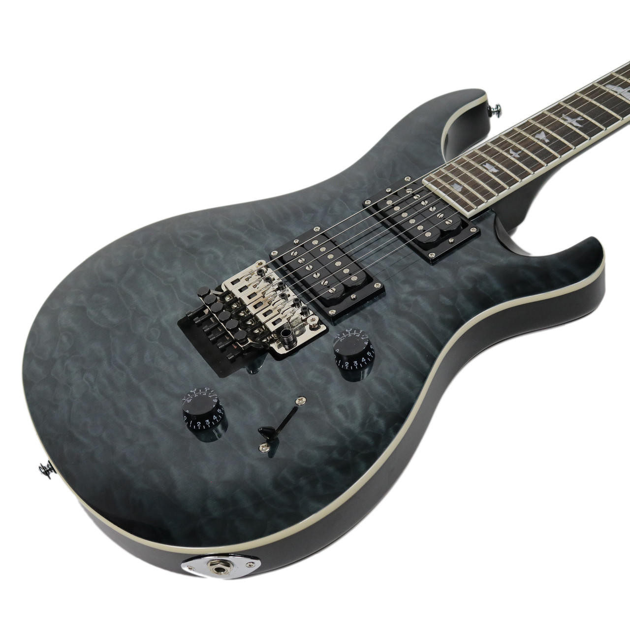 2015 PRS Paul Reed Smith SE Custom 24 with Floyd Rose in Black