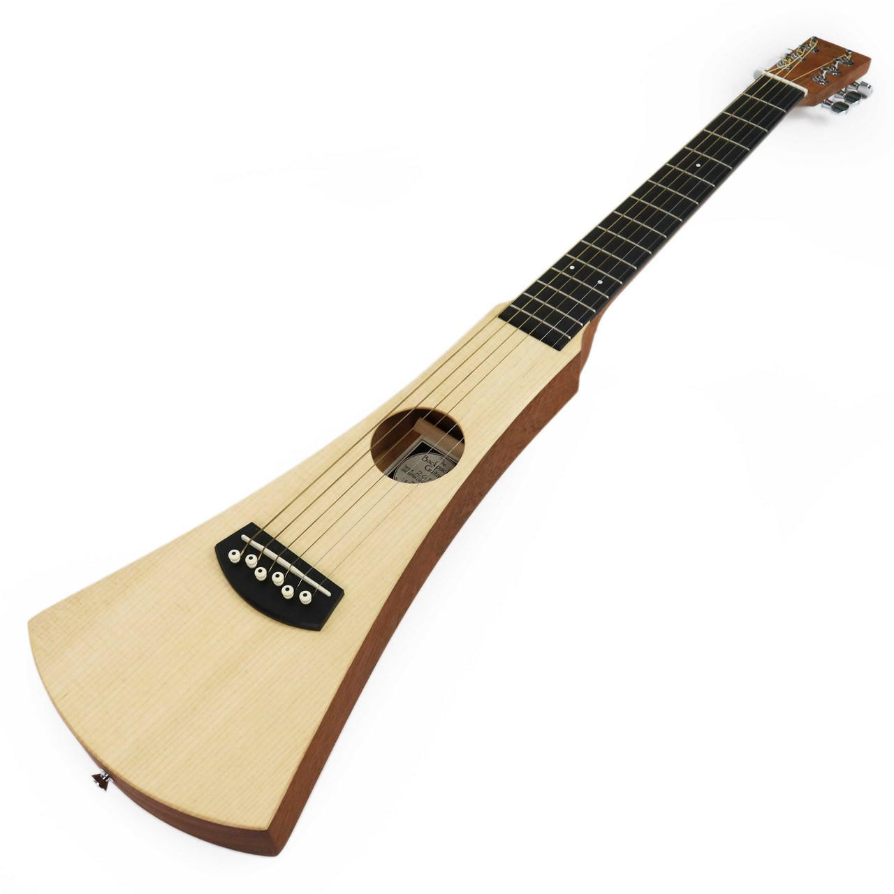 acoustic guitar steel string backpacker hawaiian travel Martin with Gig Bag deep sound of a full Martin Steel String Backpacker -