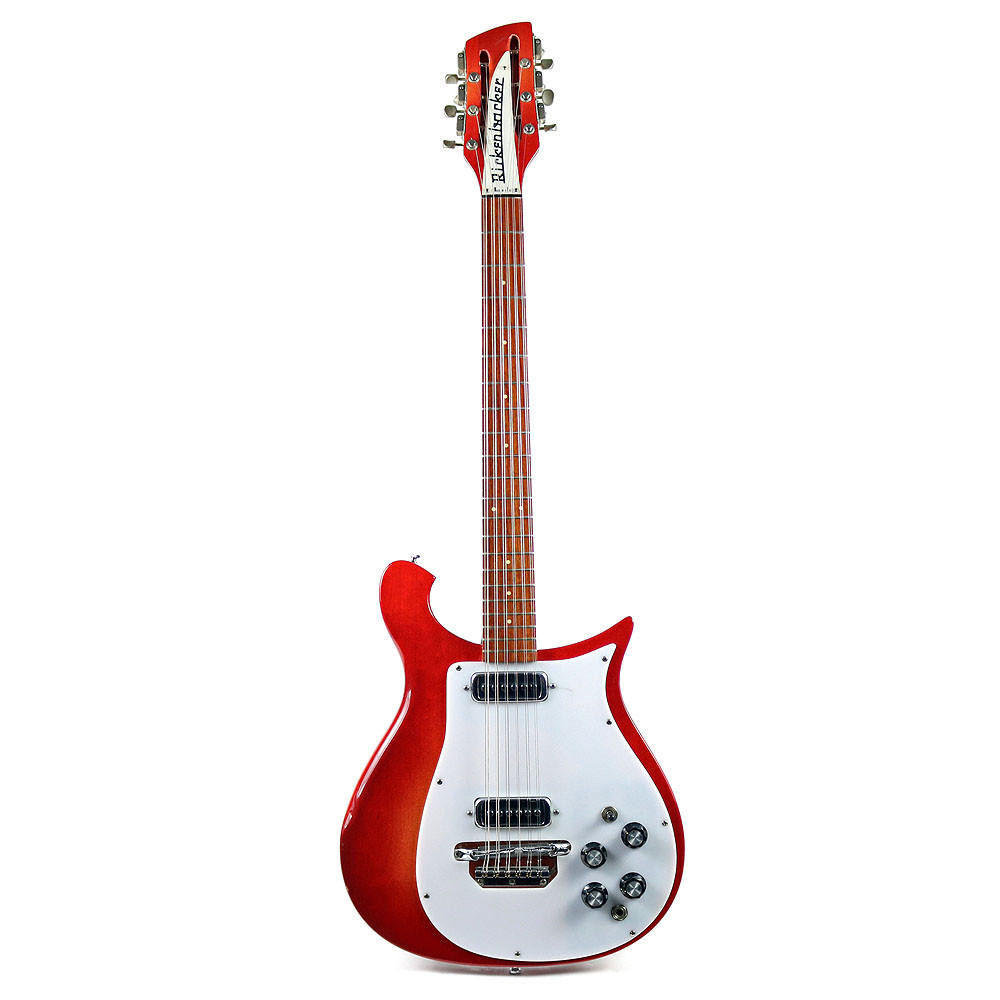 Vintage 1974 Rickenbacker 450/12 12-String Electric Guitar Fireglo