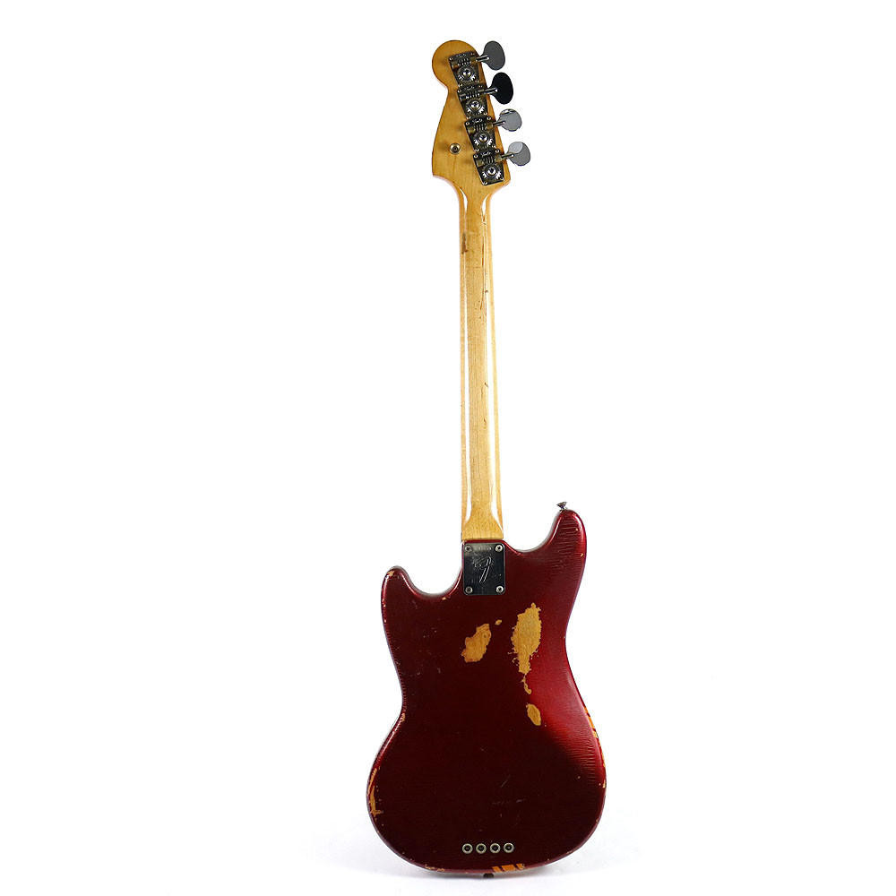 Vintage 1969 Fender Mustang Bass Competition Red | Cream City Music