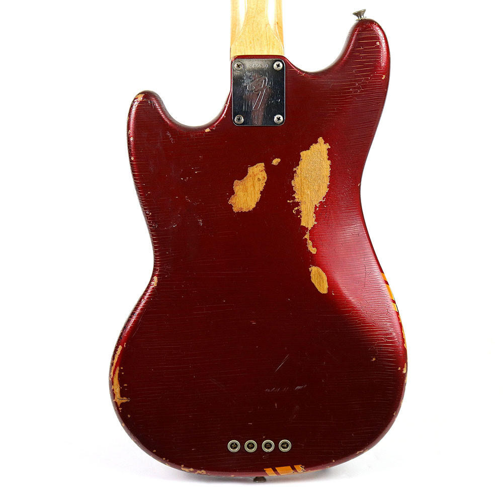 Vintage 1969 Fender Mustang Bass Competition Red | Cream City Music