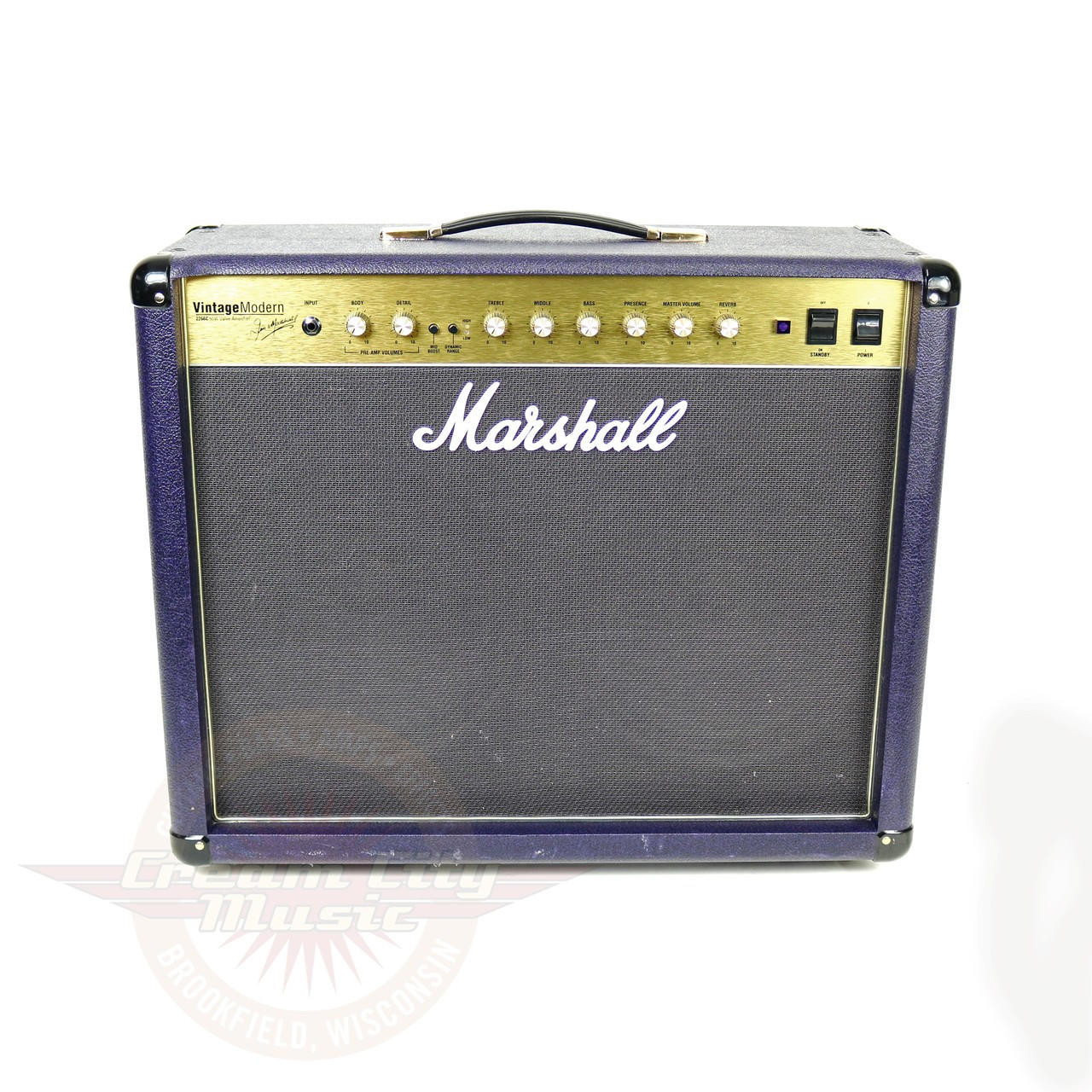 2007 Marshall 2266C Vintage Modern 50W 2x12 Tube Combo Amp