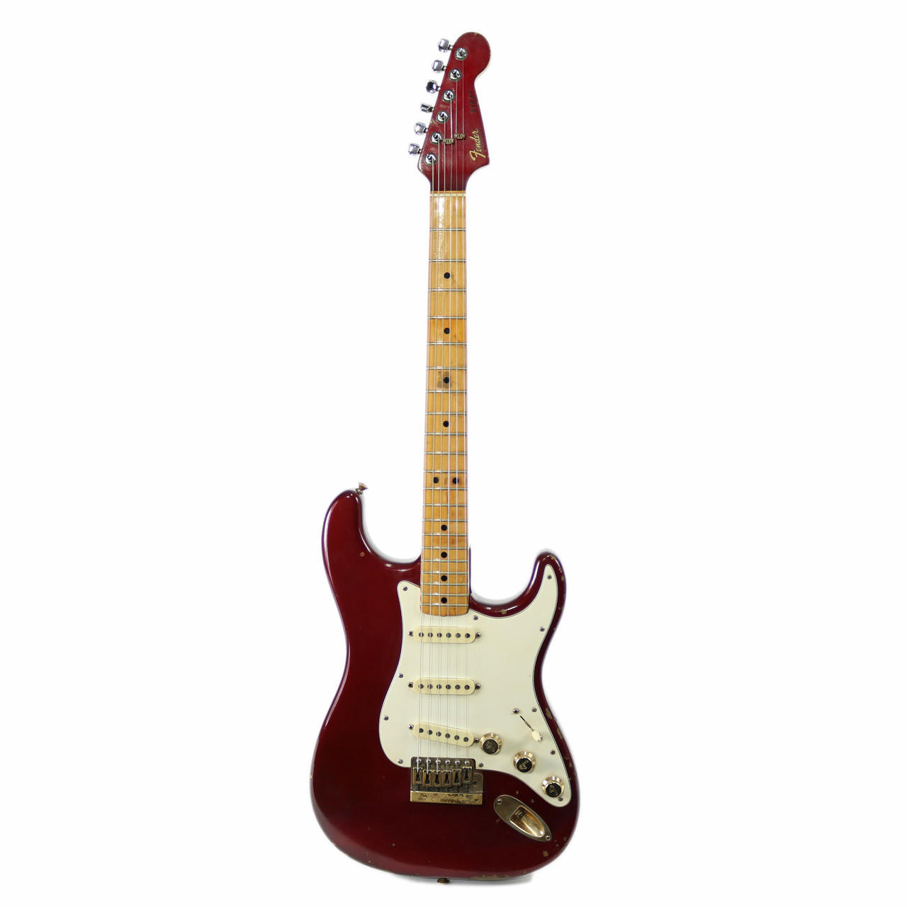 ギター fender usa stratocaster 1981 Morocco red 1981 Fender Stratocaster International Color Series morocco