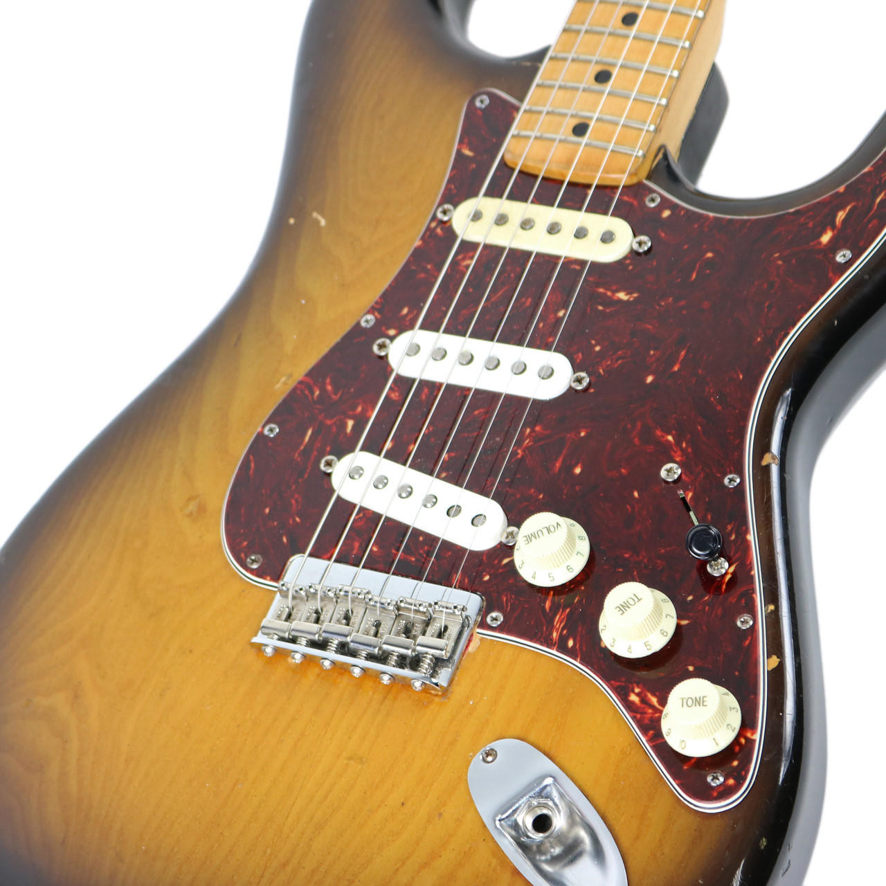 Vintage 1976 Fender Stratocaster Hardtail Sunburst | Cream City Music