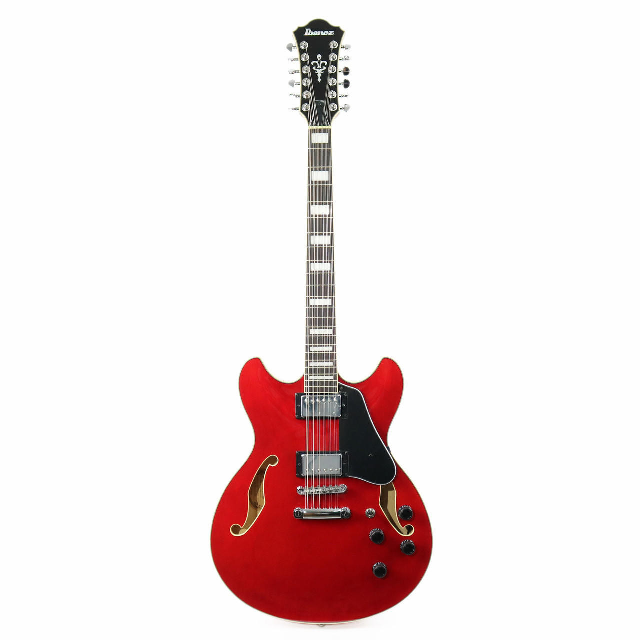 Ibanez AS7312 Artcore 12 String Electric Guitar in Transparent