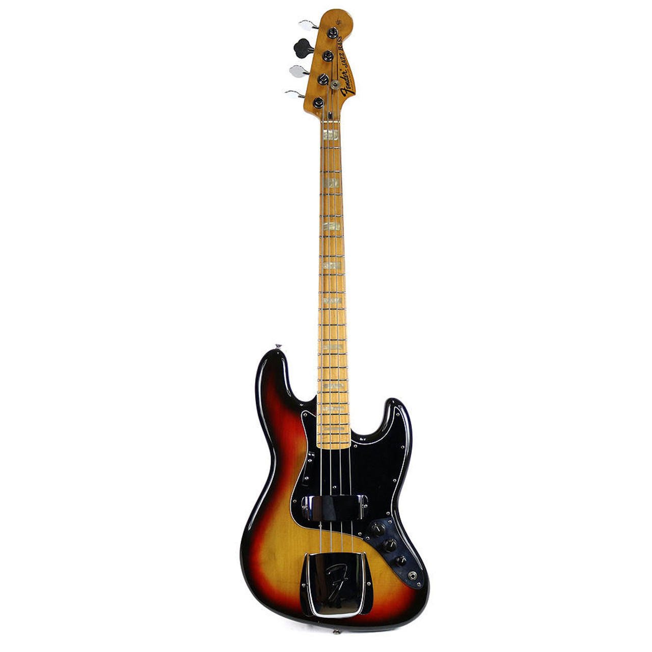 Vintage 1976 Fender Jazz Bass Sunburst Finish | Cream City Music