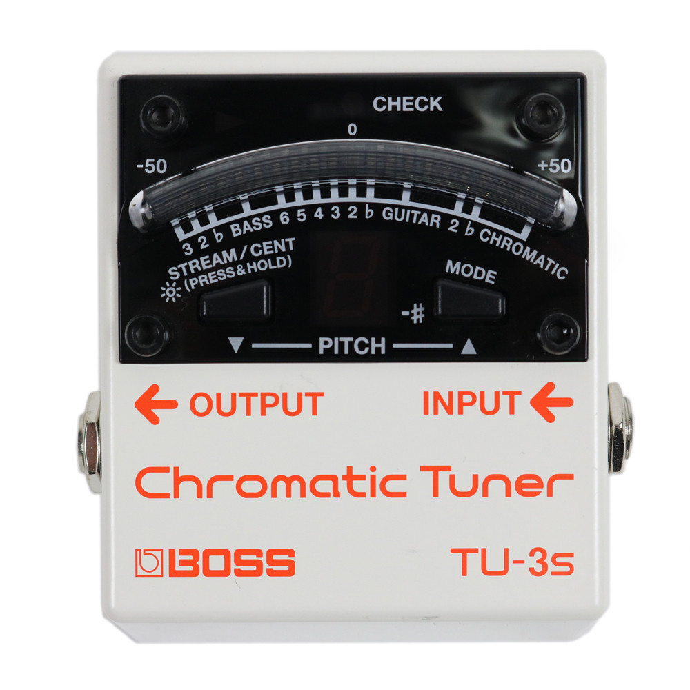 Boss TU-3S Mini Chromatic Guitar/Bass Tuner Pedal | Cream City Music
