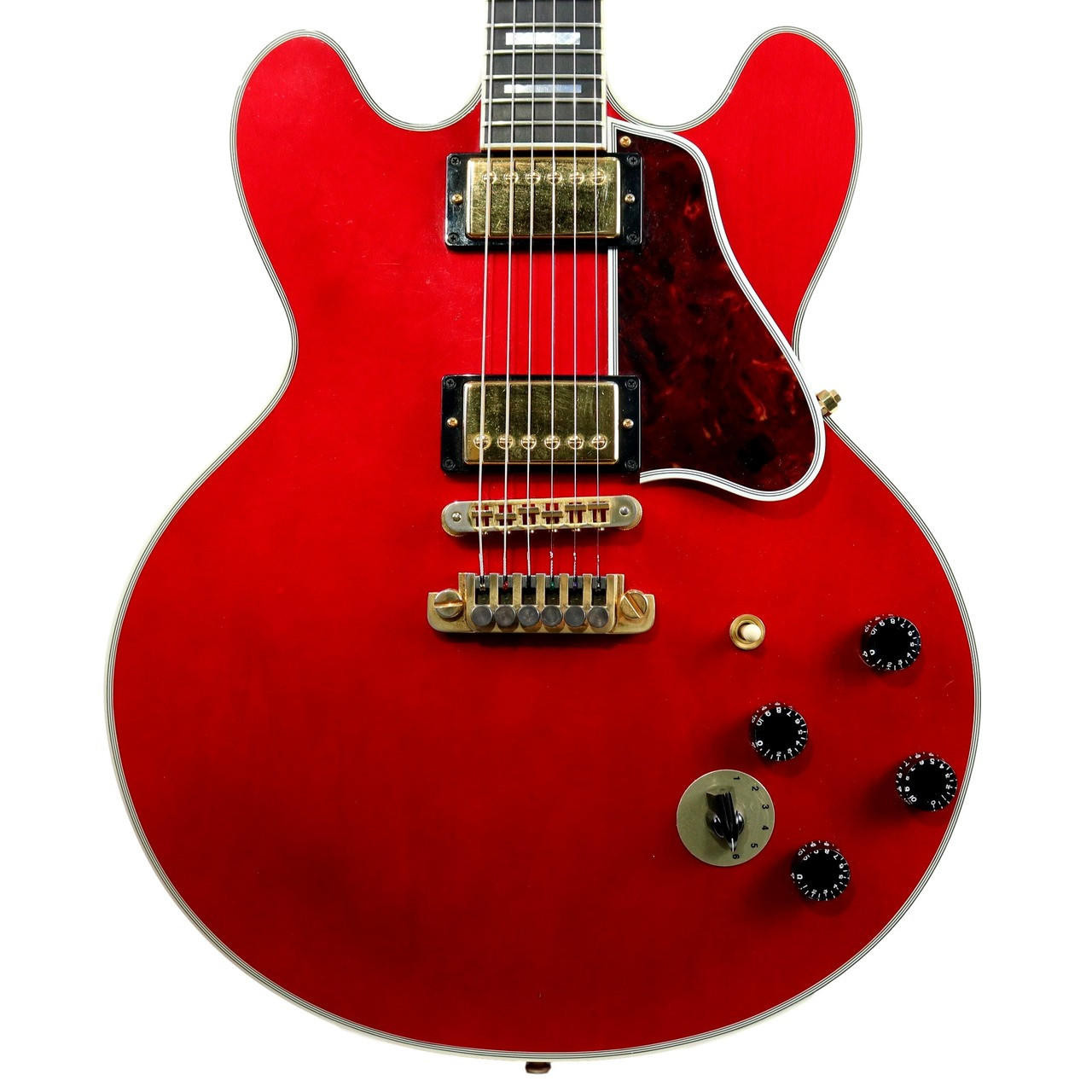 2001 Gibson Memphis B.B. King Lucille ES-355 Stereo Cherry | Cream