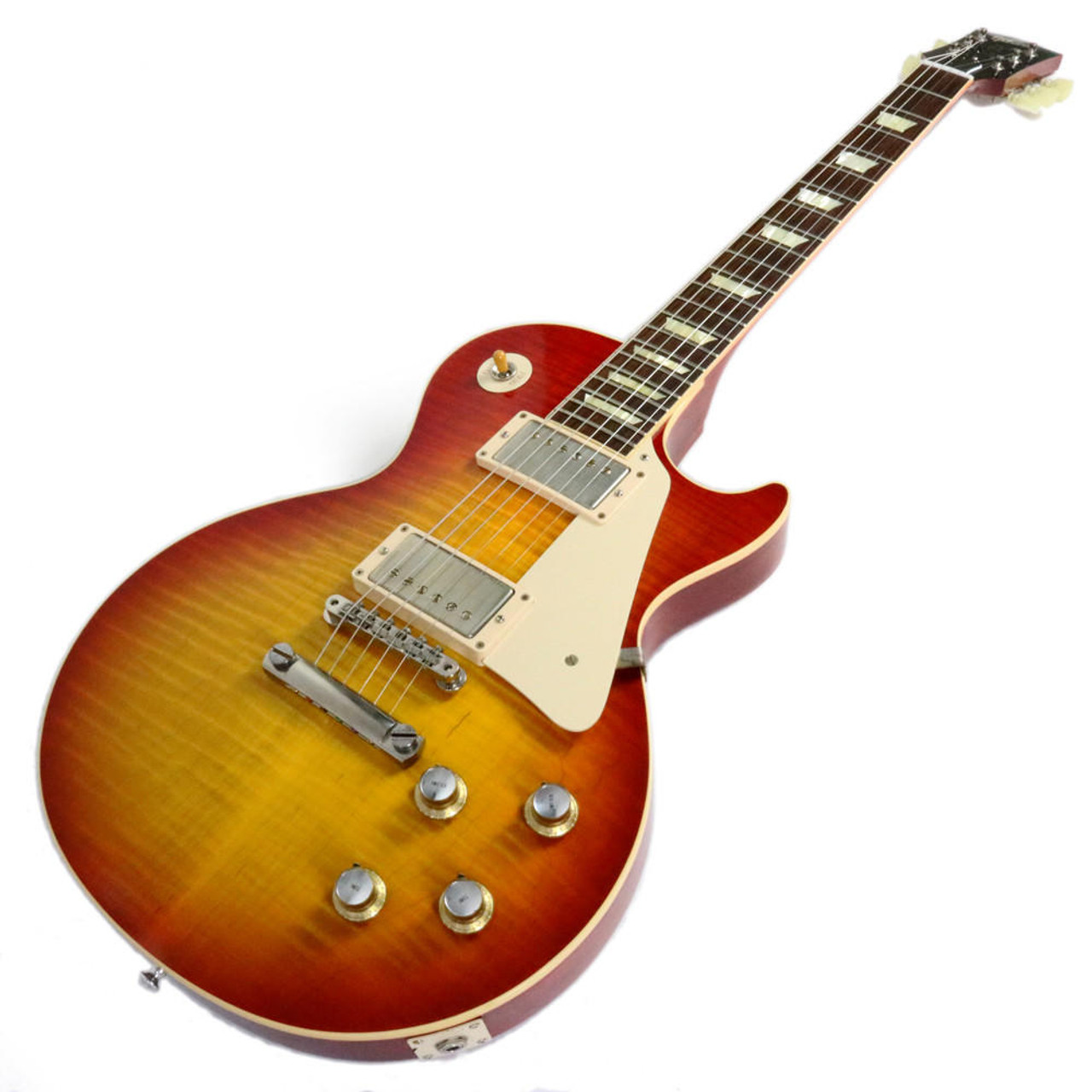 2013 Gibson Custom Shop Historic 1960 Les Paul Standard R0 Electric Guitar  Cherry Sunburst Finish