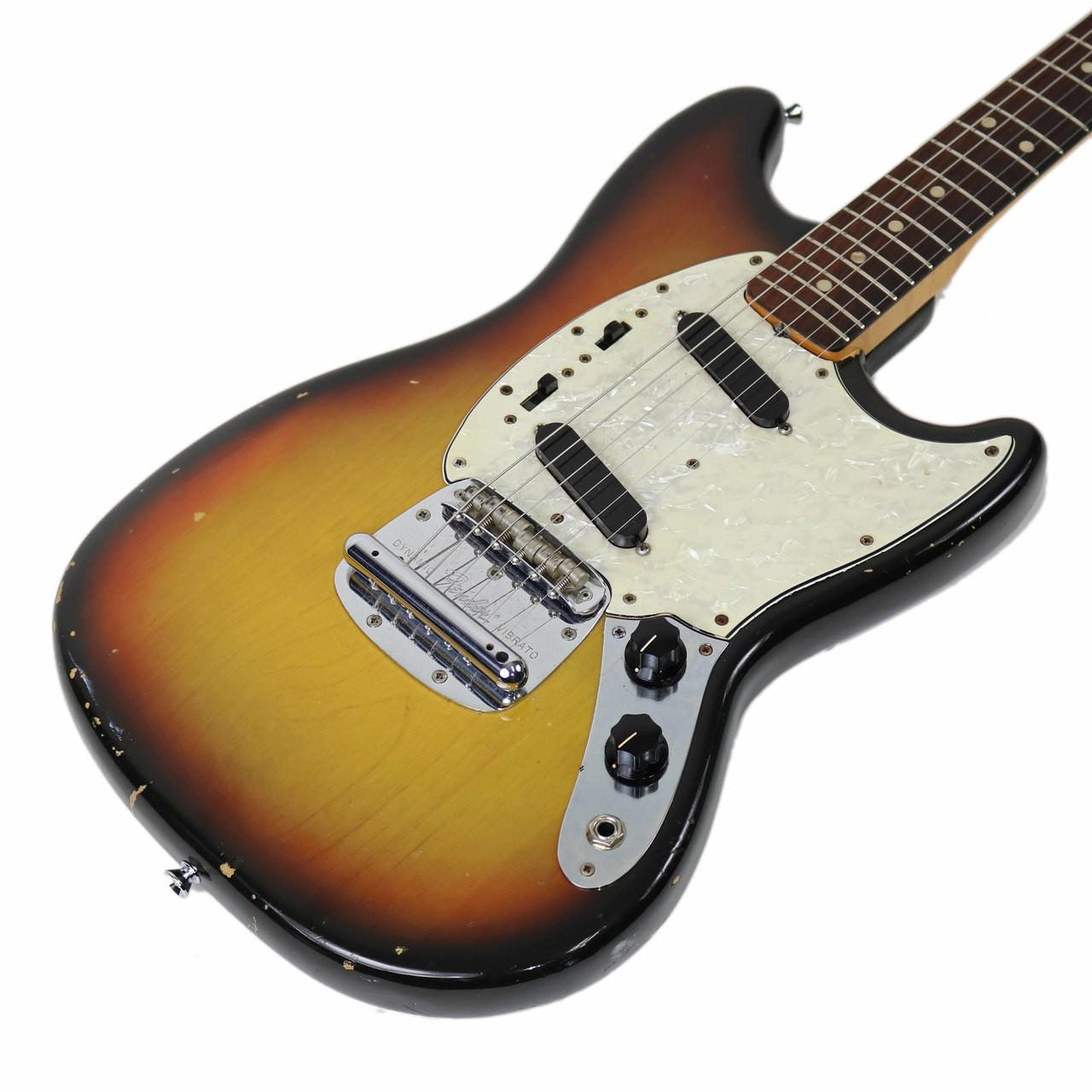 Vintage 1971 Fender Mustang Sunburst Finish | Cream City Music