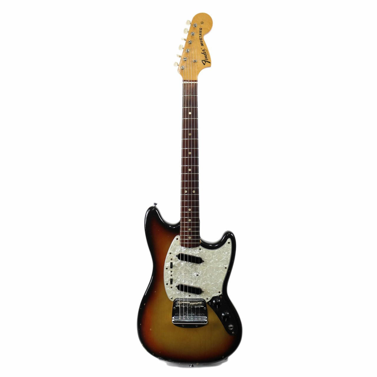 Vintage 1971 Fender Mustang Sunburst Finish | Cream City Music