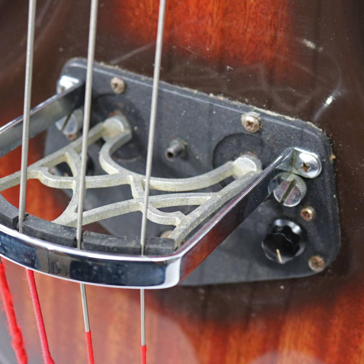 Vintage 1960's Ampeg BB-4 Upright Electric Baby Bass | Cream City