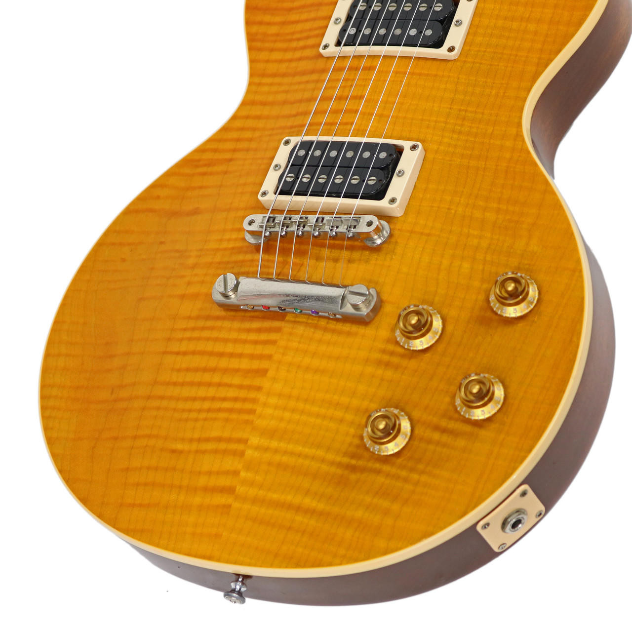 1999 Gibson Les Paul Classic Plus Amber | Cream City Music