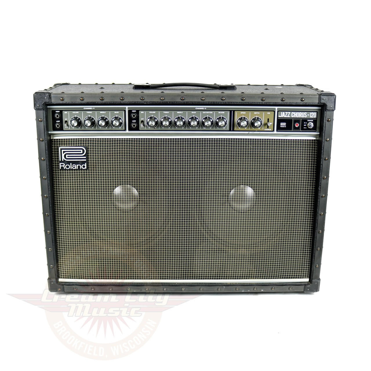 Vintage 1980 Roland JC-120 Jazz Chorus 120W 2x12 Guitar