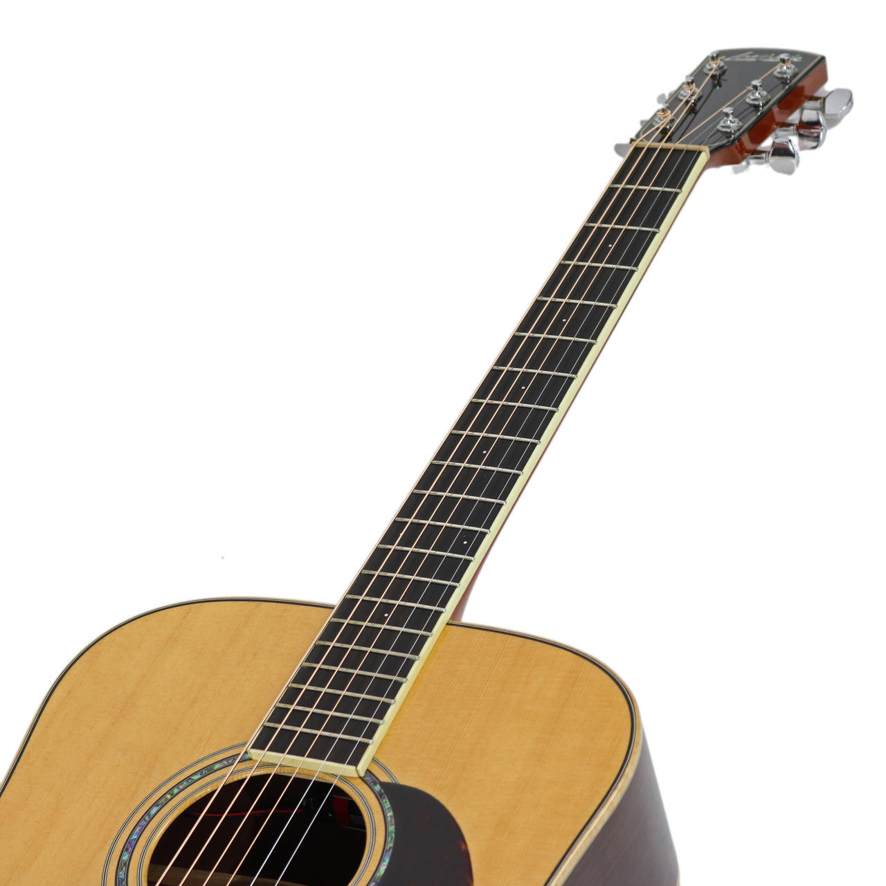 1997 Larrivee D-09 Dreadnought Acoustic Electric Natural | Cream