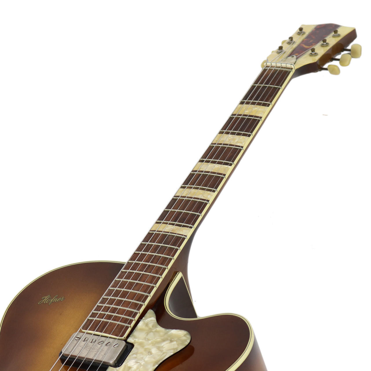 Vintage 1965 Hofner 457 Electric Archtop Sunburst | Cream City Music