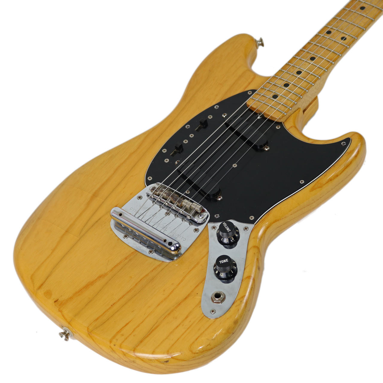 Vintage 1978 Fender Mustang Natural Finish | Cream City Music