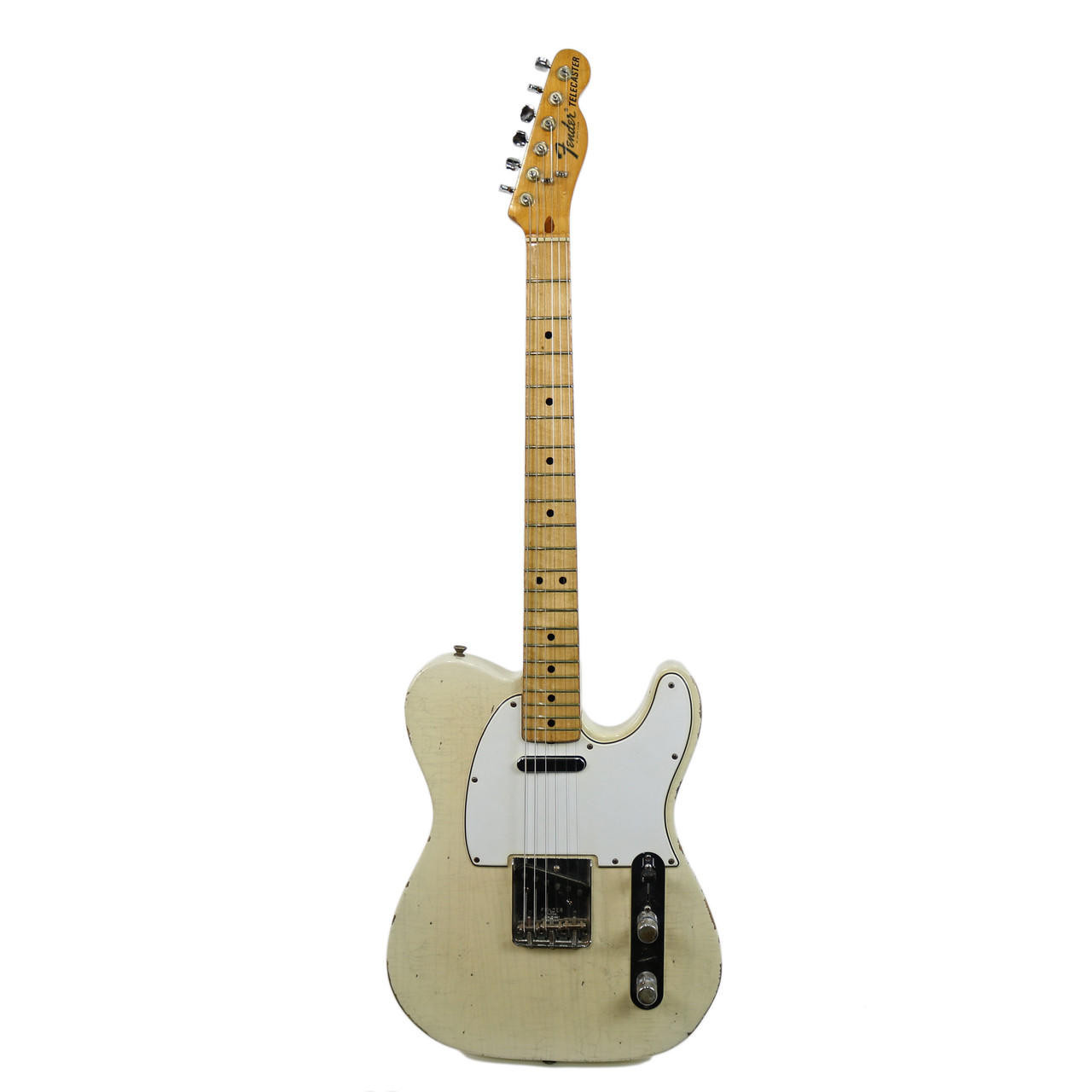 Vintage 1974 Fender Telecaster Tele Partscaster Electric Guitar Blonde