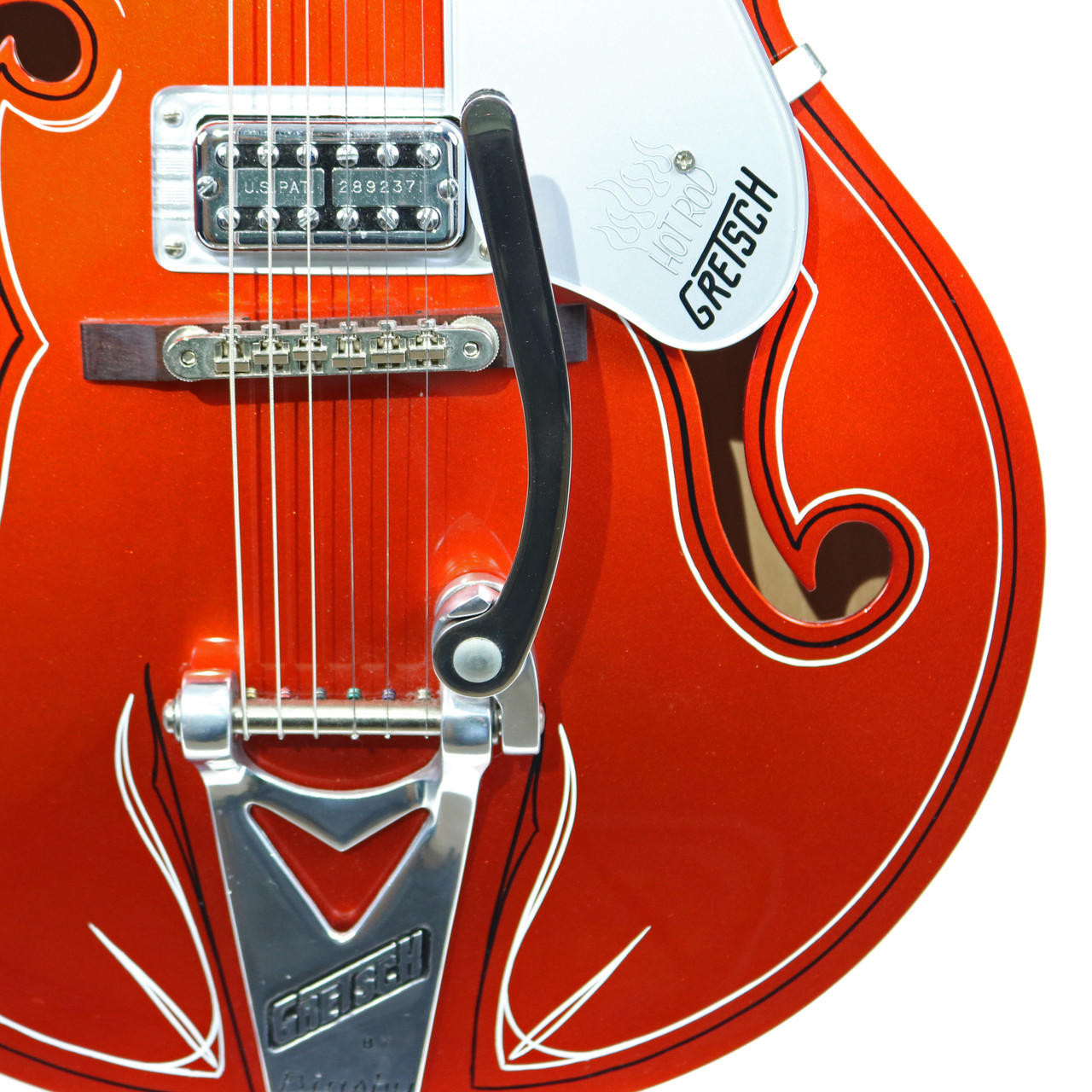 2008 Gretsch G6120SHTTV Brian Setzer Hot Rod Candy Tangerine